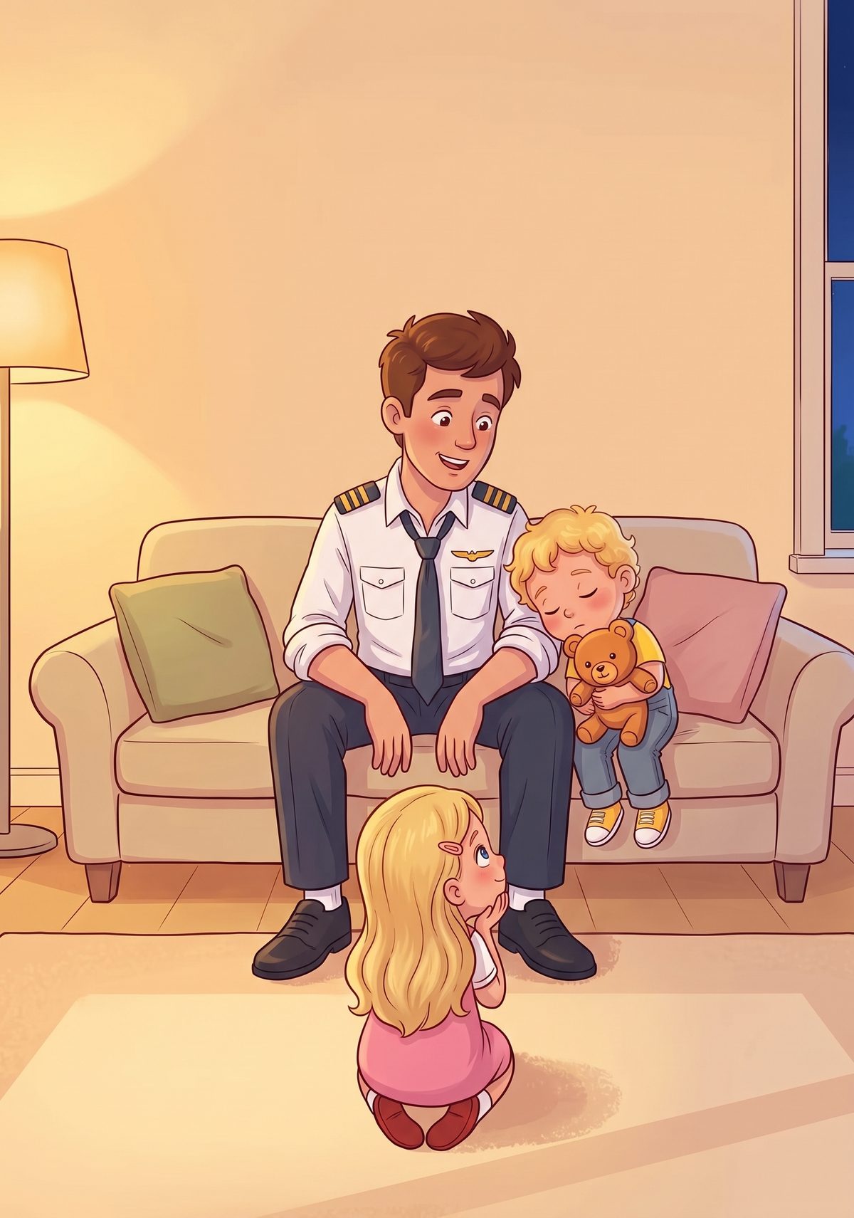 "The exciting part isn't the flying," Daddy said that evening, with Max leaning sleepily against him. "It's the...