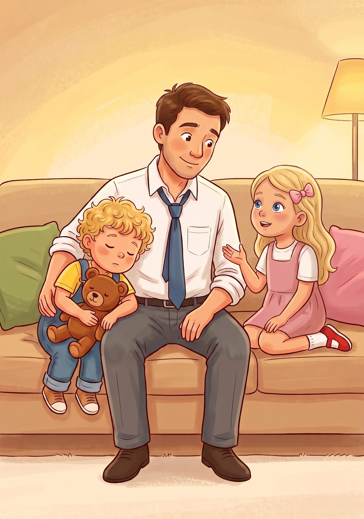 "The most important part isn't talking," Daddy said that evening. "It's listening. If you listen properly, you always...