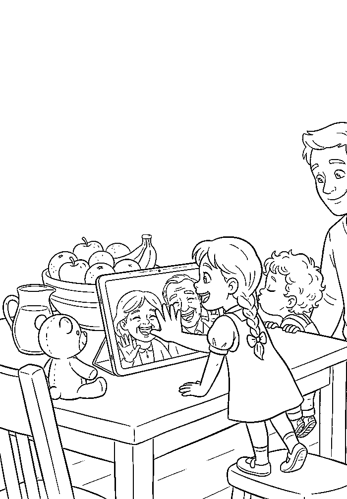 Colouring page 2 from My Daddy is a Software Developer