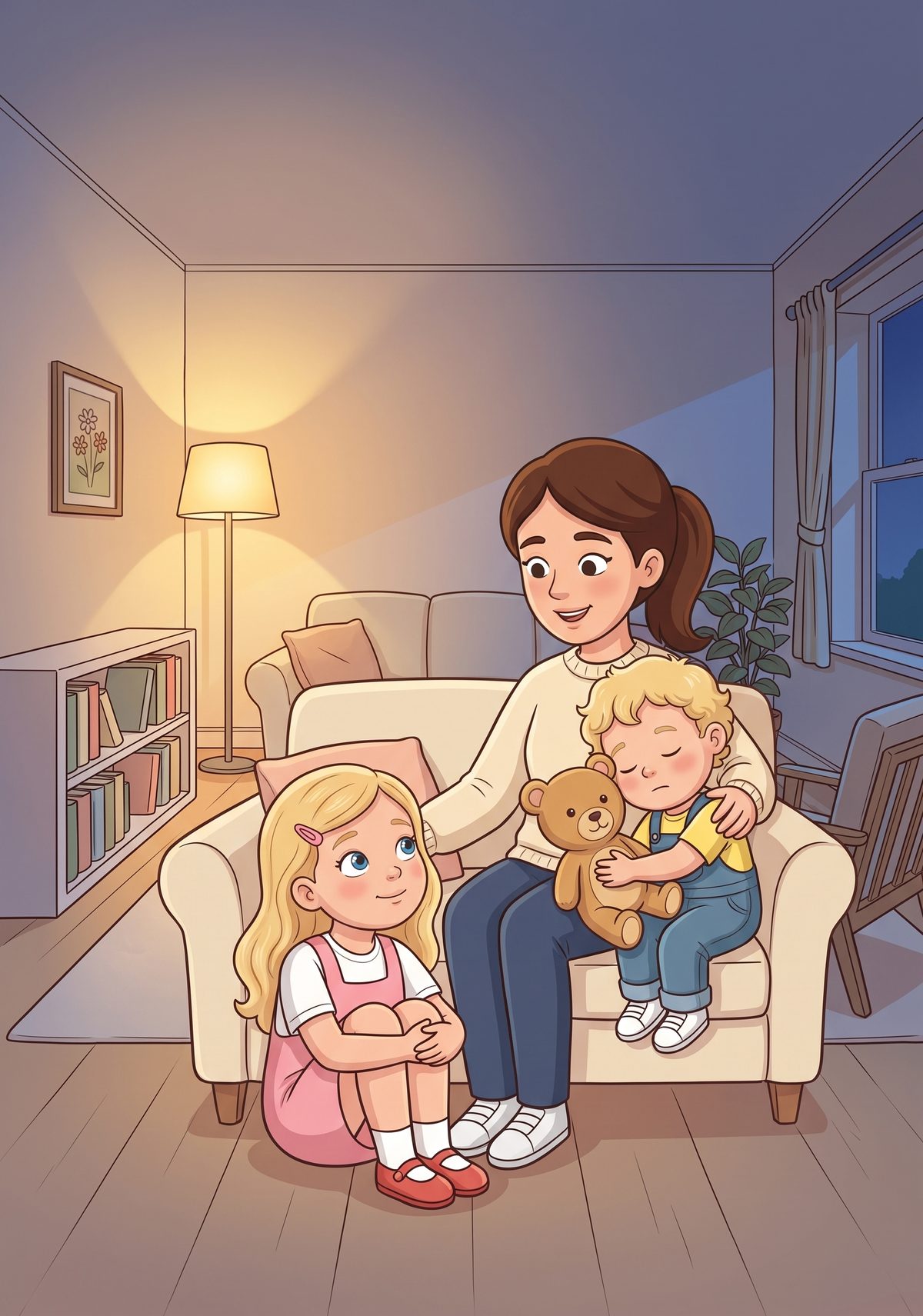 "They never tell me anything," Mummy said that evening, with Max curled up beside her. "So I watch. How they walk. How...