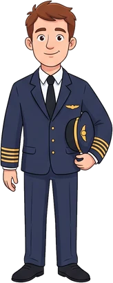 Lea's pilot at work