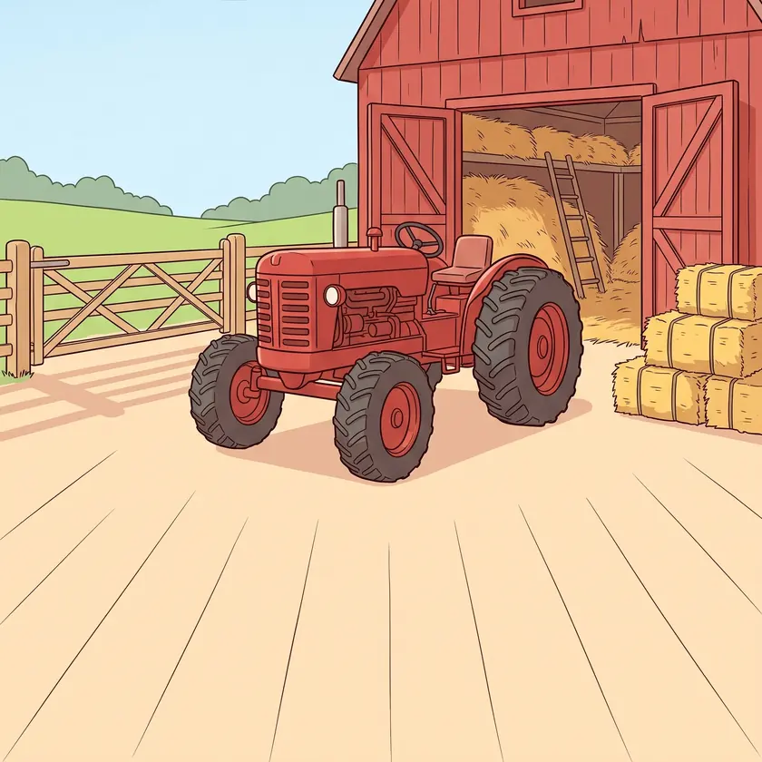 Where Lea's farmer works