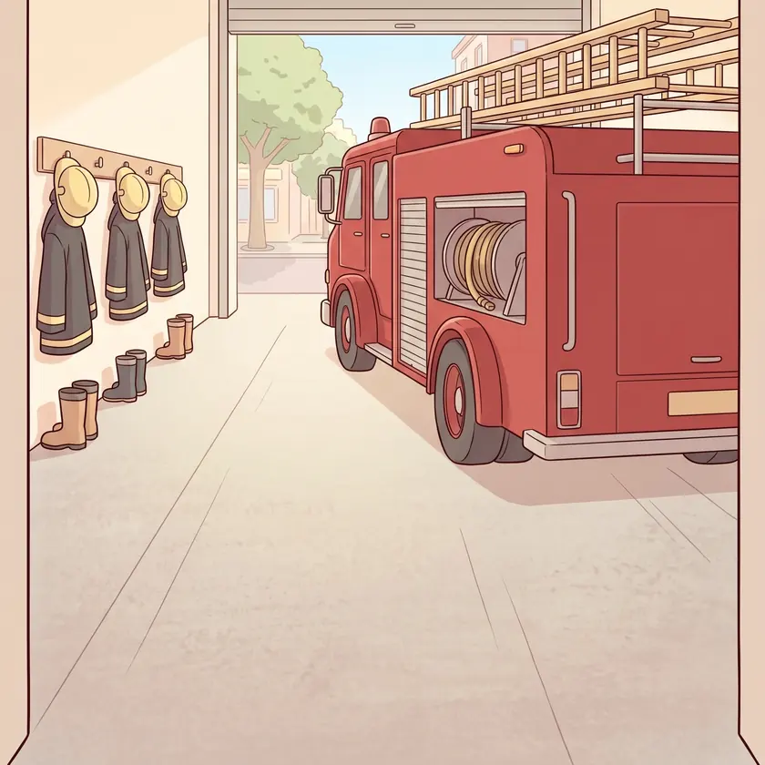 Where Lea's firefighter works