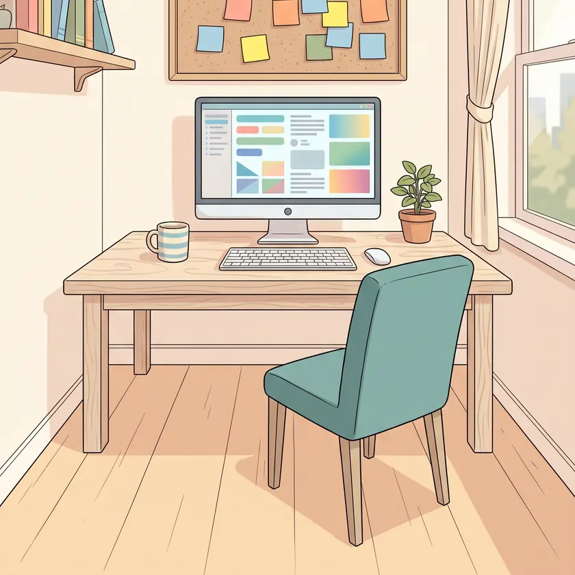 Where Lea's software developer works